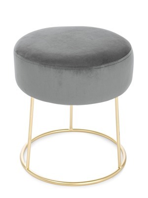 BIZZOTTO pouf CLARISSA šedý 0720880