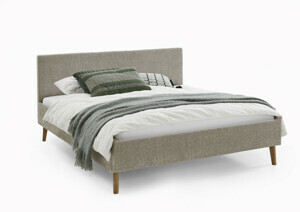 MEISE MÖBEL Čalouněná postel KRETA 180x200cm taupe 2162-10-5000