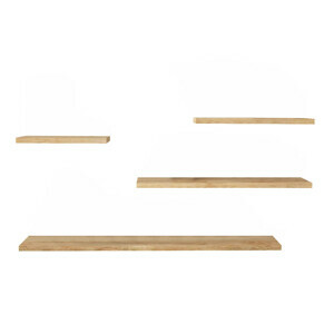 KALUNE DESIGN Set 4 poliček WALL 956LCS2704
