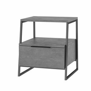KALUNE DESIGN noční stolek PAL šedý 855DTE3546