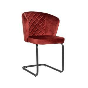 LABEL51 jídelní židle FLOW červená Color: Red UK-30.251