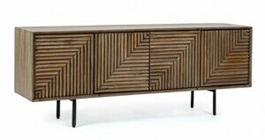 BIZZOTTO dřevěný TV stolek DARSEY 53x140 cm 0746870
