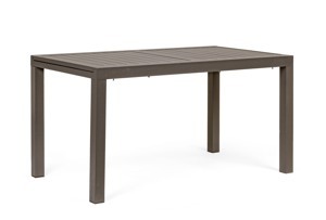 BIZZOTTO Rozkládací zahradní stůl HILDE 140x77 cm hnědý 0662980