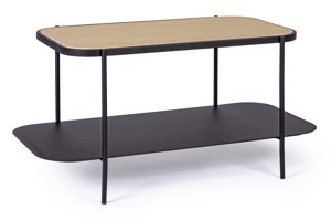 BIZZOTTO konferenční stolek EVERITT světlý 85x43 cm 0746564