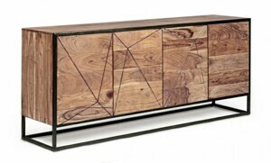 BIZZOTTO dřevěná komoda EGON 175X76 cm 0746610