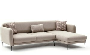 Hanah Home Rohová pohovka VENUS krémová pravá 825BLC2764