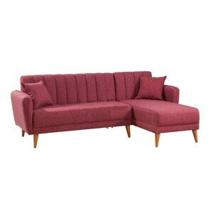 Atelier del Sofa rozkládací rohová pohovka AQUA růžová pravý roh 867UNQ1406