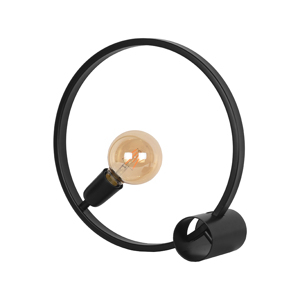 LABEL51 Kovová stolní lampa RING černá YS-22.126
