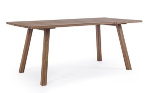 BIZZOTTO jídelní stůl GLASGOW tmavý 180x90 cm 0806902