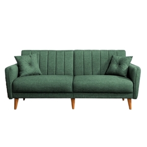 Atelier del sofa Rozkládací pohovka AQUA zelená 202 cm 867UNQ1359