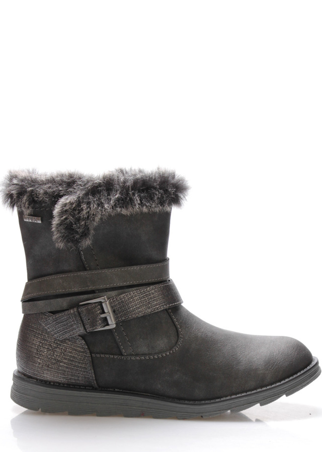 Černé zateplené zimní boty Jane Klain - 37