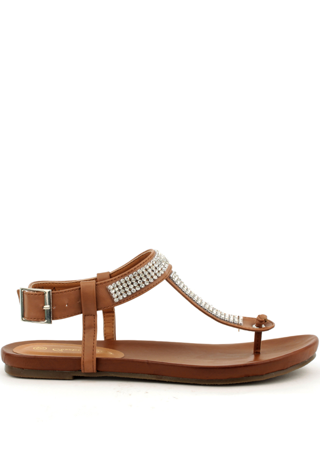 Letní sandály Claudia Ghizzani v hnědé