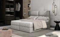 Boxspring PILANSI 01 160x200, šedá látka