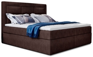 Boxspring KORBELA 03 180x200, hnědá látka