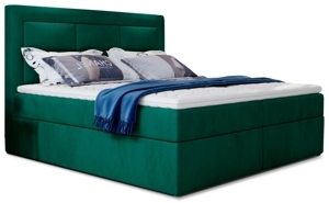 Boxspring KORBELA 12 180x200, zelená látka