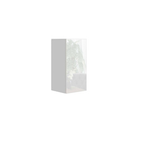 Závěsná skříňka ANTOFALLA typ 2, bílá/bílý lesk