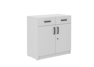 Komoda AGEPSTA 2D2S, světle šedá
