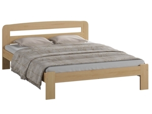 Postel STETSON 160x200 cm s roštem, masiv borovice