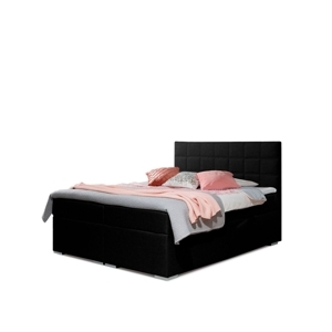 Boxspring HIRSUTA 02 180x200, černá látka