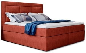 Boxspring KORBELA 04 140x200, červená látka