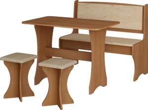 Jídelní set BUREWALA, olše/látka Monaco, 5 let záruka