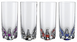 Sklenice na vodu sada (4 ks), 300 ml
