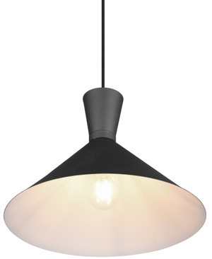 Lustr Enzo 35 cm, matná černá