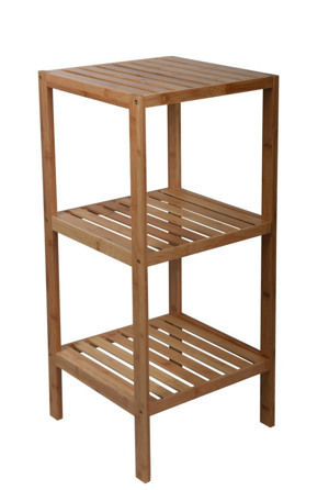 Dřevěný regál Bamboo, 3 police