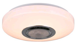 Stropní LED osvětlení Maia, s bluetooth reproduktorem