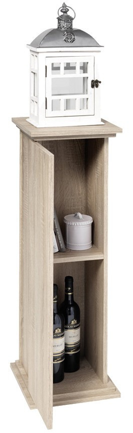 Skříňka v optice sloupu Essex 2, výška 89 cm, dub sonoma