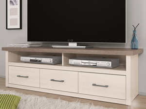 TV skříňka Luca, dub/bělená pinie
