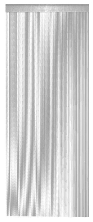 Provázkový závěs/záclona Hammer 90x245 cm, stříbrná