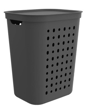 Koš na prádlo Jona 55 l, antracitový