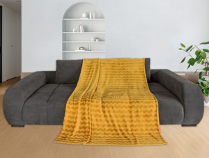 Deka Cashmere touch Nele 150x200 cm, žlutá