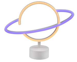 Stolní LED lampa Planeta, bílá