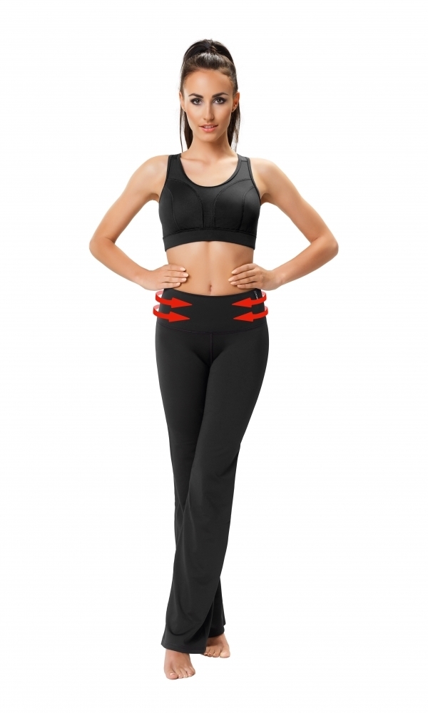 Kalhoty Gwinner Shape & Slim Pants Climaline - XL - černá