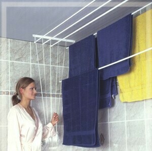 Stropní sušák na prádlo Ideal 5 tyčí 120 cm, 120 cm
