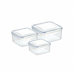 Tescoma 3dílná sada dóz FRESHBOX 0,4/0,7/1,2 l, čtvercová, 3 ks