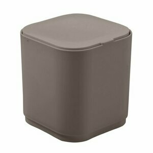 GEDY 630852 Seventy stolní odpadkový koš výklopný, 1,2 l, tortora