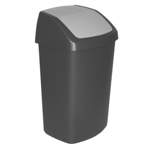 Curver Odpadkový koš Swing 50 l, černá, 50 l