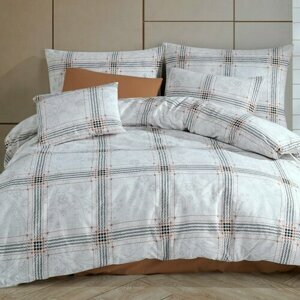 BedTex Bavlněné povlečení Quatre bílá, 140 x 220 cm, 70 x 90 cm