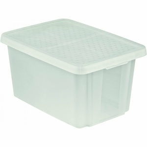 Curver Úložný box Essentials s víkem 45 l, čirá, 45 l