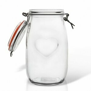 Orion Dóza sklo patent Bela srdce 1,5 l , 1,5 l