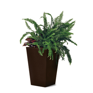 Ketter Obal na kvetináč Rattan Planter hnedá, 23,6 l, 29 x 44 x 29 cm