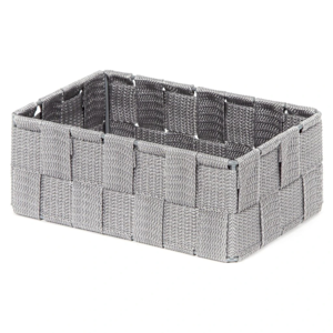 Compactor Úložný organizér do zásuvky Compactor TEX - košík M, 18 x 12 x 7 cm, šedý, M