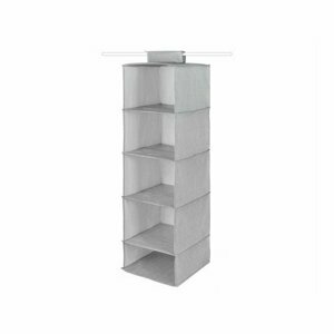 Compactor Závěsný organizér na boty a prádlo Boston, 30 x 30 x 105 cm