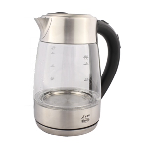 Bravo B-4828 skleněná rychlovarná konvice Lara, 1,7 l
