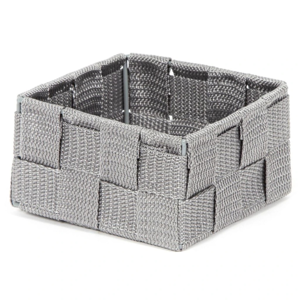 Compactor Úložný organizér do zásuvky Compactor TEX - košík S, 12 x 12 x 7 cm, šedý, S