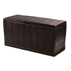 Keter Zahradní úložný box Sherwood hnědá, 270 l, 117 x 57 x 45 cm
