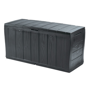 Keter Zahradní úložný box Sherwood antracit, 270 l, 117 x 57 x 45 cm